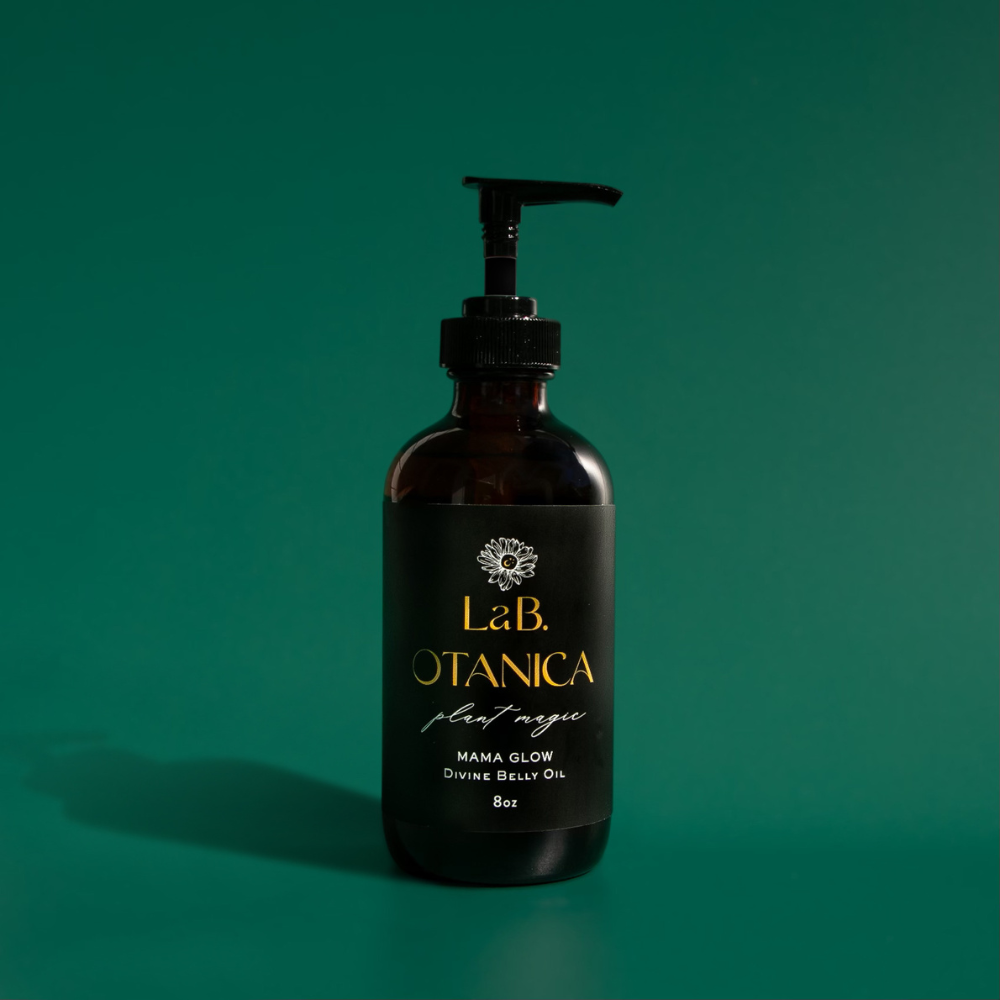 Product shot of Mama Glow - Divine Belly Oil